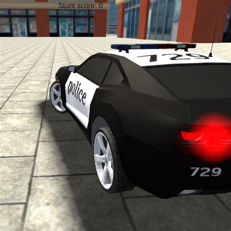 3D Runner Arcade. . Police drift car freezenova